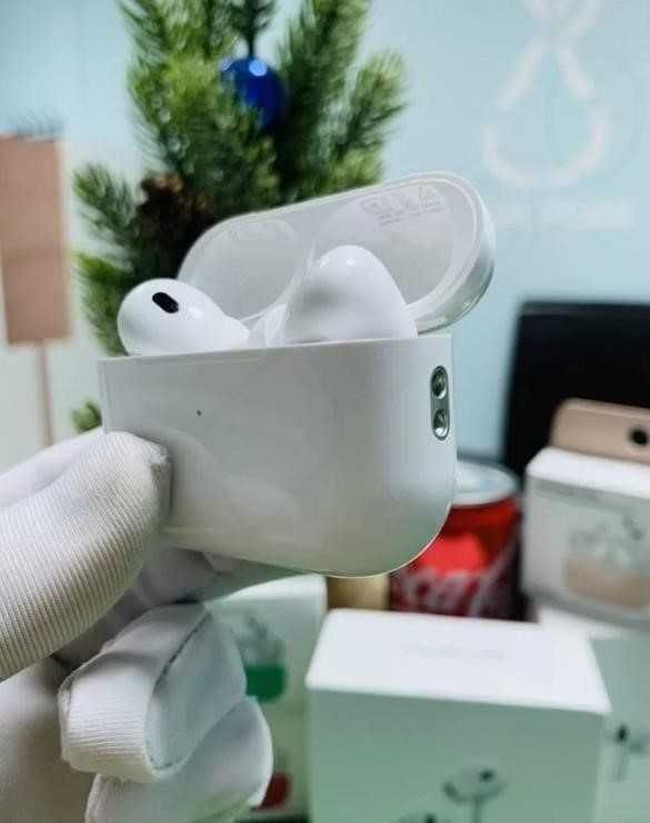 AirPods Pro 2 Lux наушники 1в1 без шумоподавления +чехол