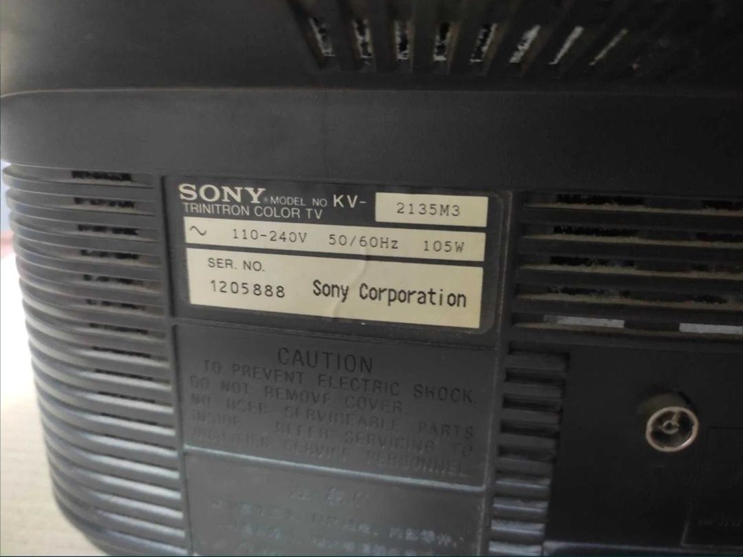 Телевизор sony KV-2135M3 сломан