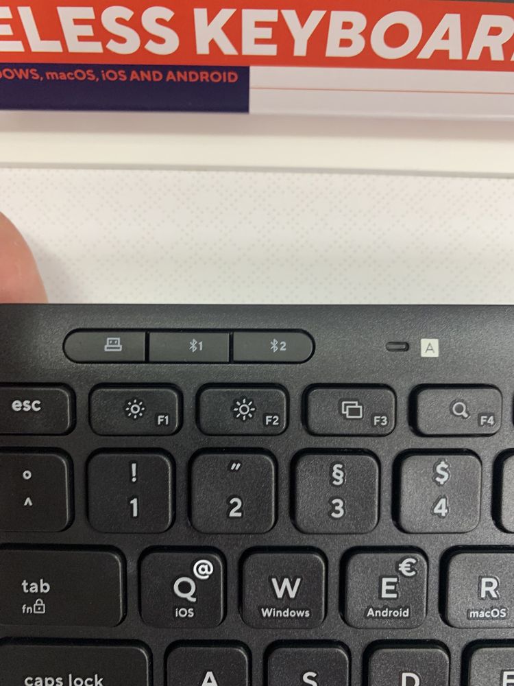 Бездротова клавіатура Trust Lyra Wireless Keyboard (НОВА, з Європи)
