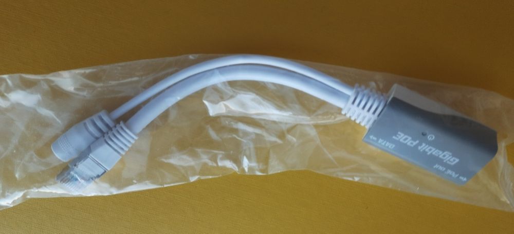 Gigabit PoE injector + zasilacz 24V (nowe)