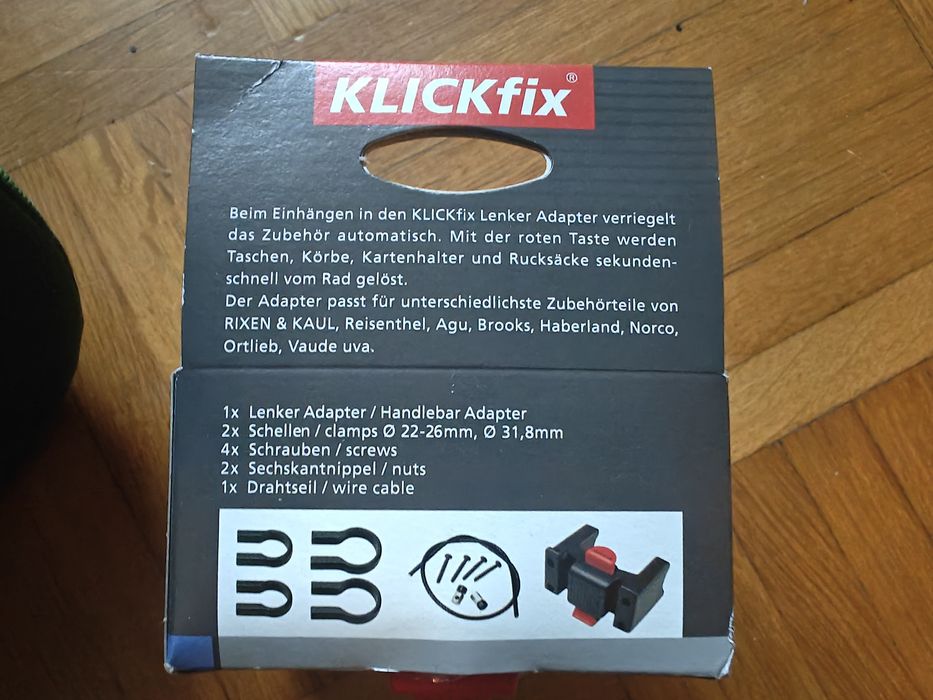 Torba na kierownicę EXTRAWHEEL zielona