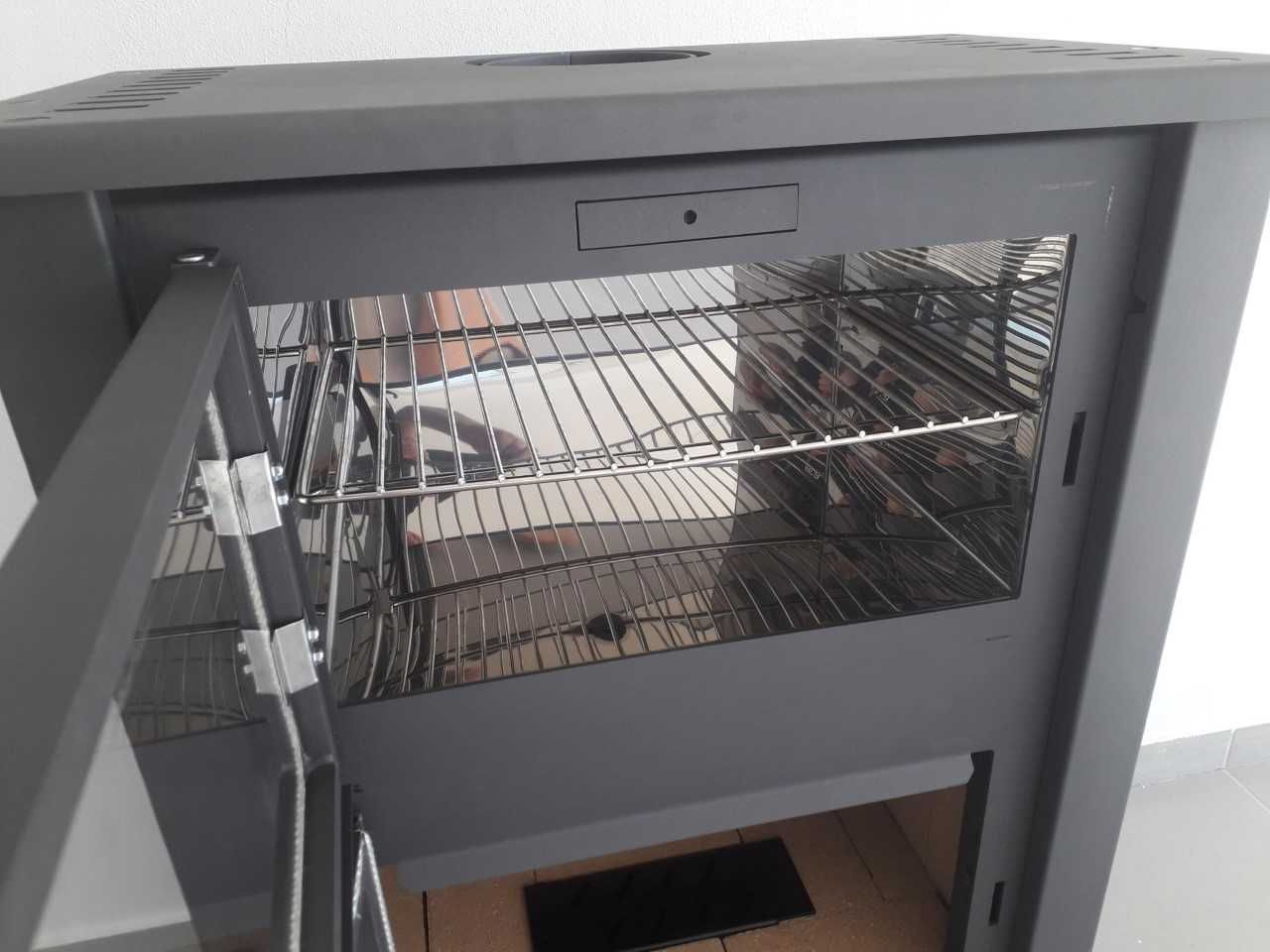 Salamandra 15kw Com Forno INOX