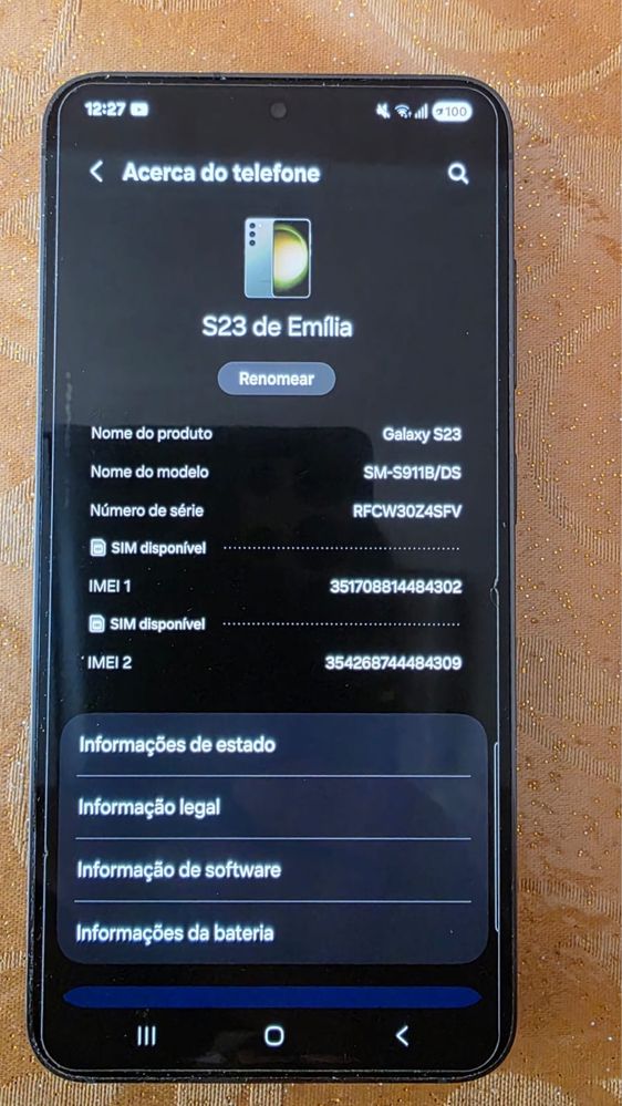 Telemóvel Samsung Galaxy S23