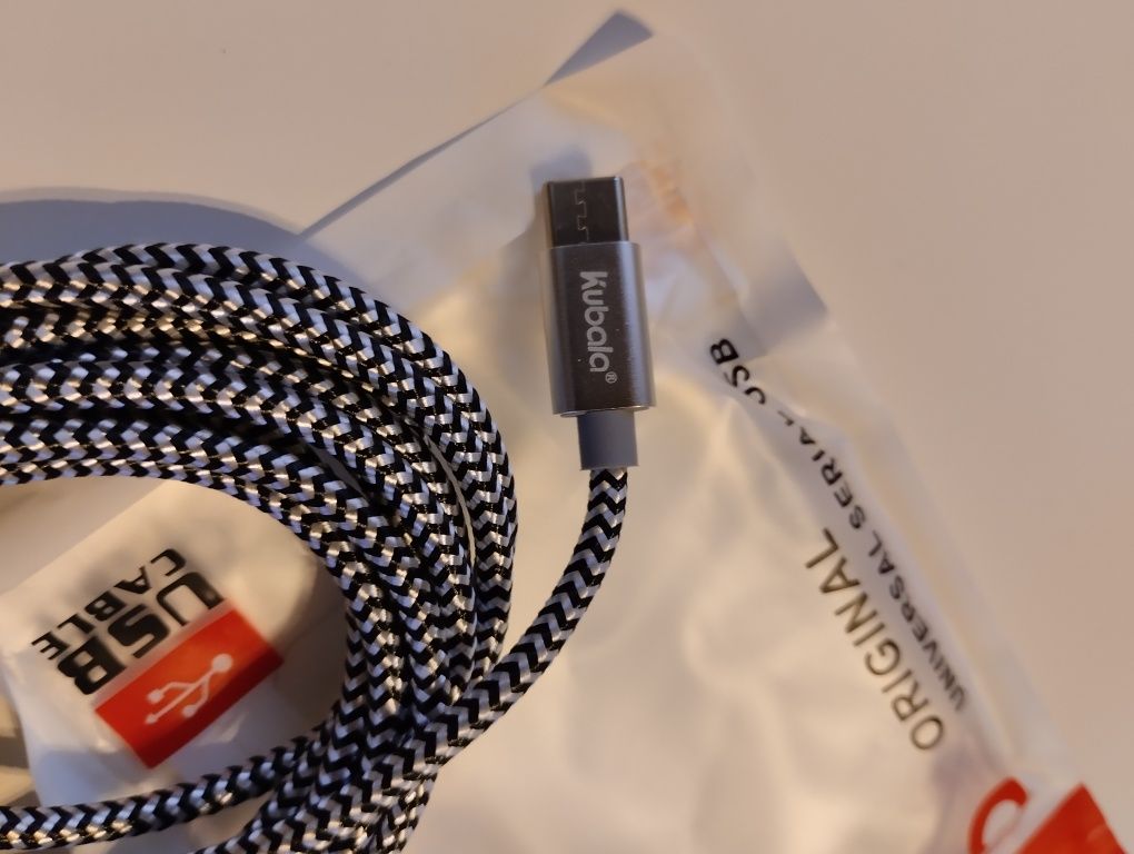 Kabel USB typu C nowy 2 m