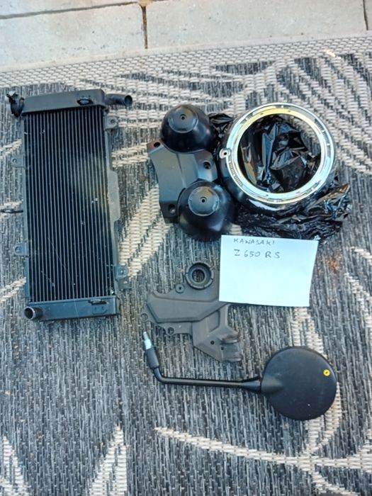Kawasaki z650rs chlodnica Set kubełek zegar