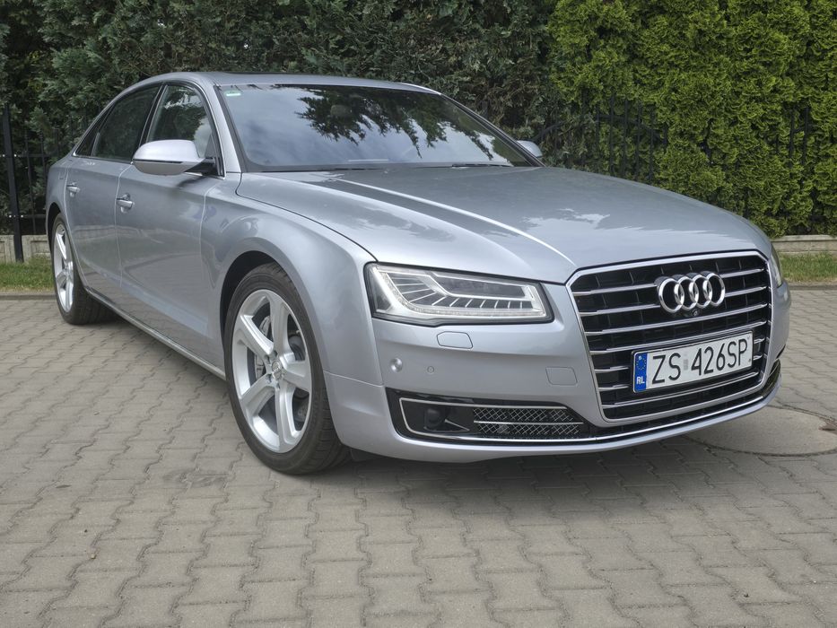 Audi A8 4,0 Tfsi 450 KM night vision,radary,tylko 90000km sliczna /zam