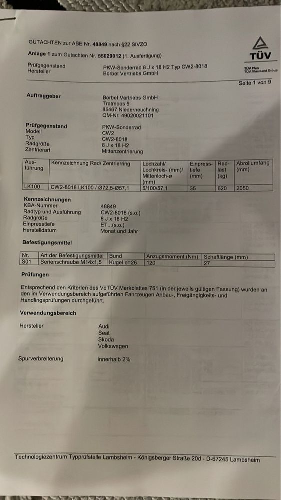 Алюмінієві диски Borbet R18 для Audi TT 8n, Golf4, Borа, шини