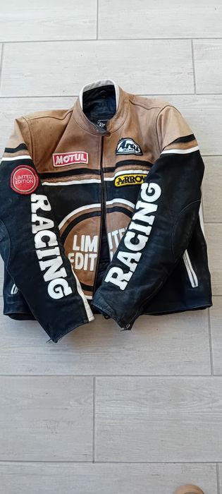 Casaco/blusão de mota em cabedal. Vintage.  Edição limitada