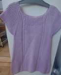 Vestido roxo - tamanho 18 meses