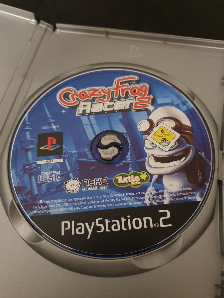 Gra gry ps2 playstation 2 Crazy Frog 2 Racer unikat sama płyta