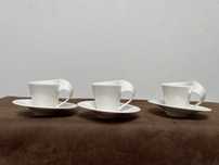 Villeroy Boch 3 Modernistyczne Filiżanki do Kawy