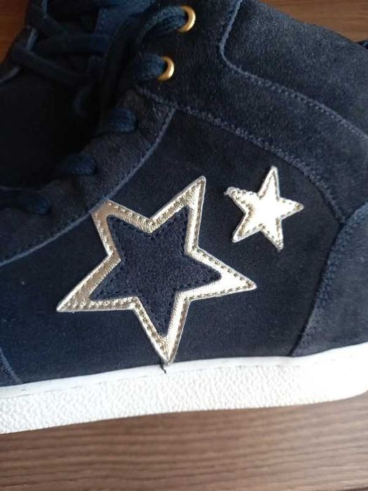 Sapatilhas em pele Vertbaudet 38