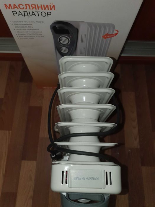 Масляный радиатор, обогреватель, обігрівач -  Wetair woh-7l