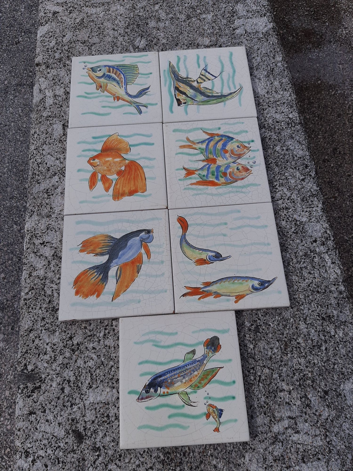 Lindíssimos Azulejos Vintage Pintura Manual