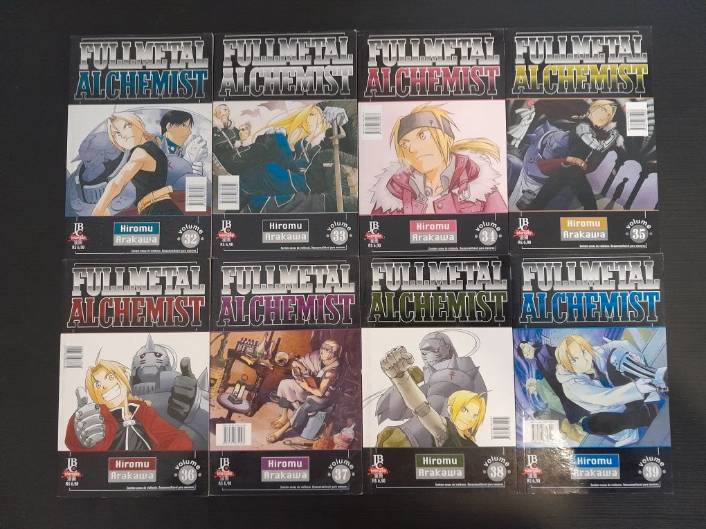 Coleção de Manga Fullmetal Alchemist em português edição JBC