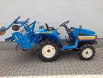 Traktorek iseki ładowacz kubota  glebogryzarką yanmar