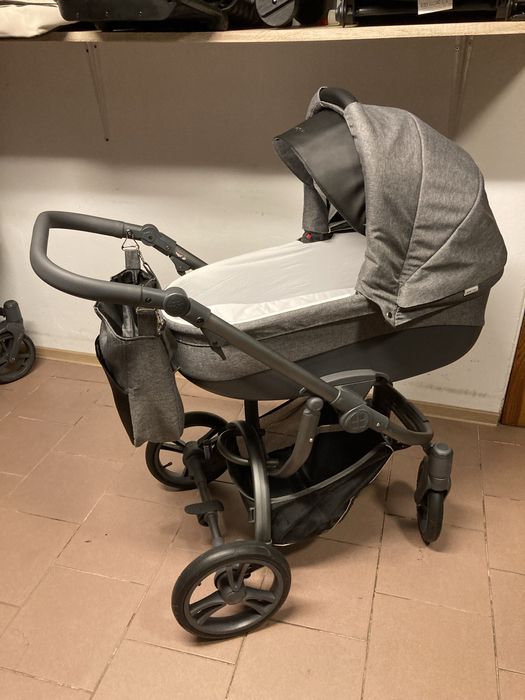 Wózek BEBETTO HOLLAND 2w1 / 3w1 / 4w1 Isofix Szary