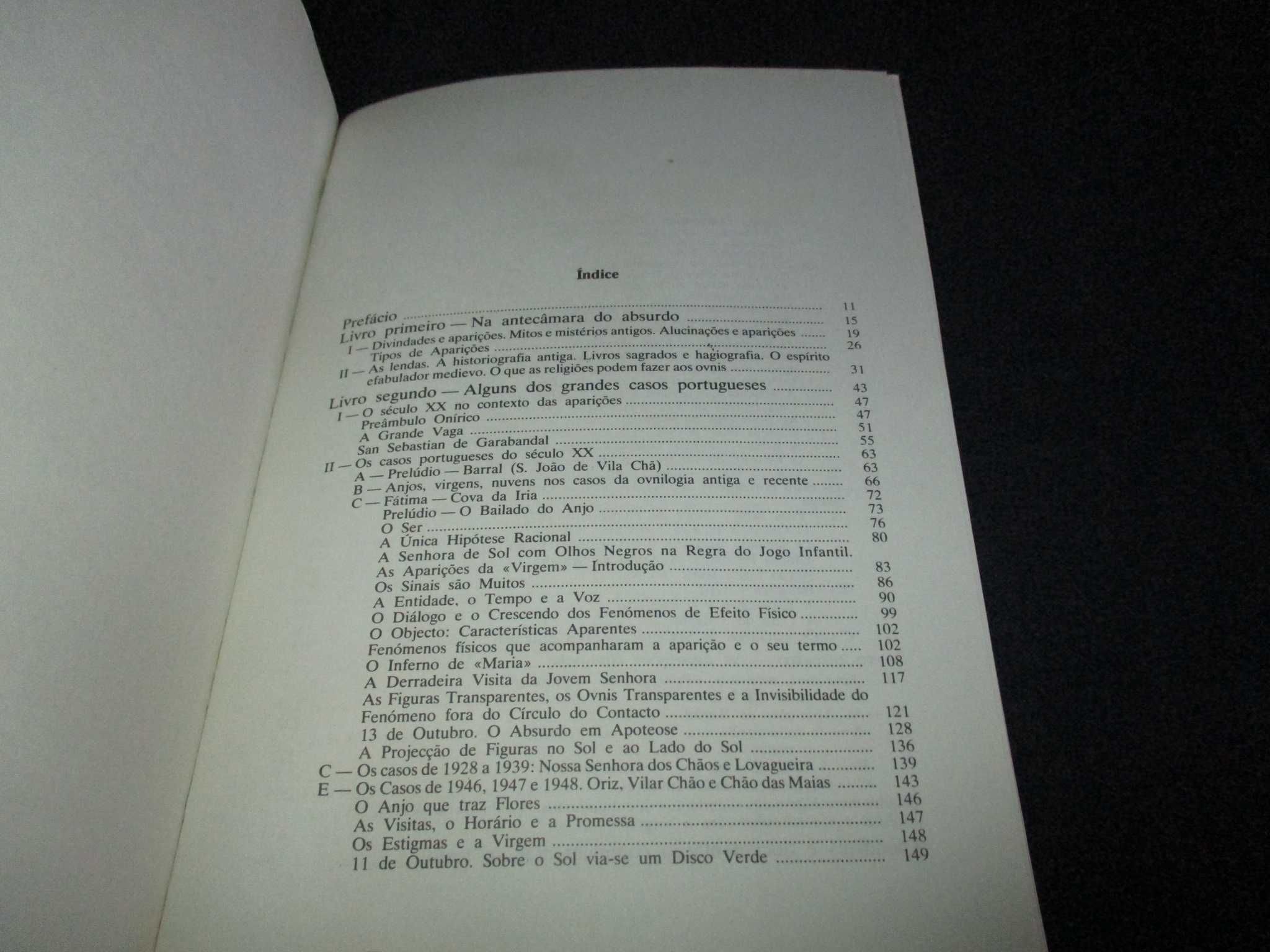 Livro As Aparições em Portugal dos Séculos XIV a XX