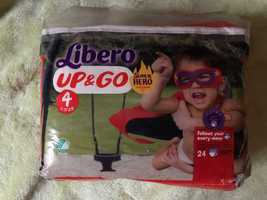 Памперсы Подгузники-трусики Libero Up and Go Hero Collection 4 24шт