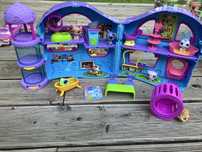 Littlest Pet Shop zestaw domek plus figurki