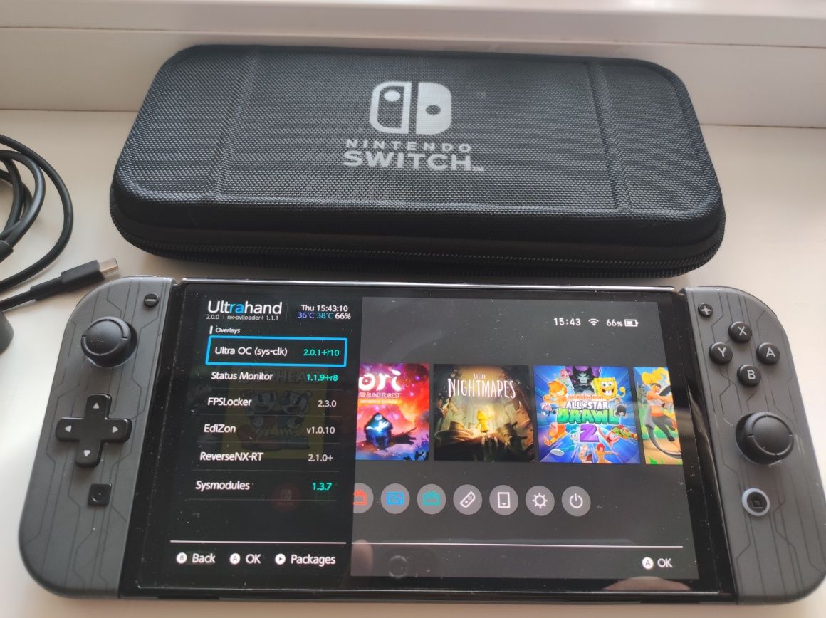 Nintendo Switch Oled + 256Gb Micro SD