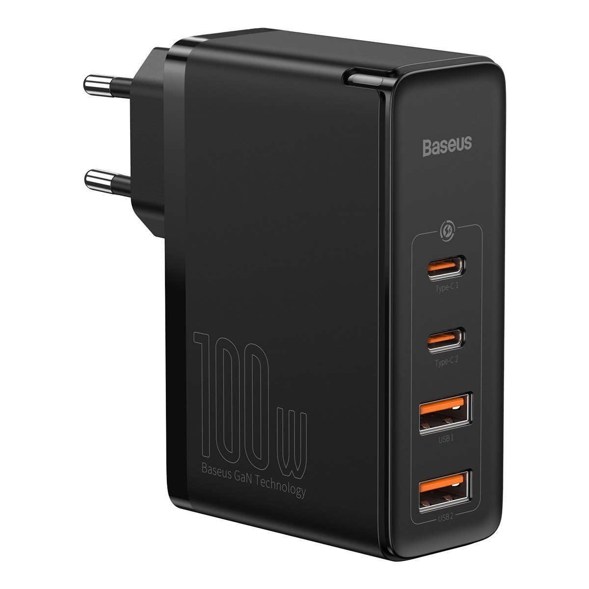 Ładowarka sieciowa Baseus GaN2 Pro, 2x USB + 2x USB-C, 100W, EU