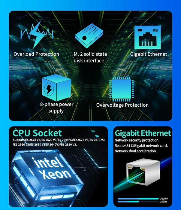 Материнська плата MUCAI X99 P4, LGA 2011-3