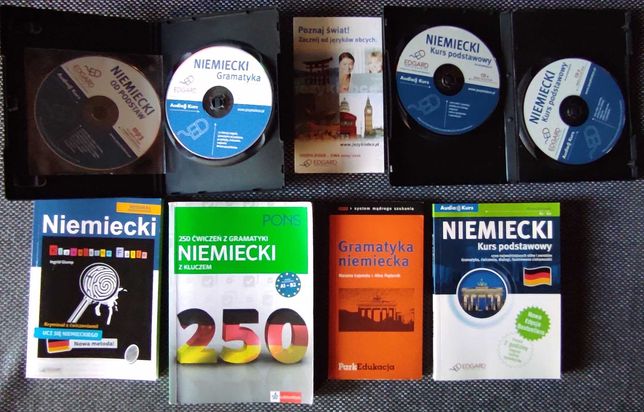 Język niemiecki - zestaw książek + 4CD