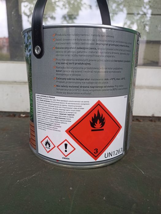 Lakierobejca Premium Altax 3 kolory puszki 0,75L warto !