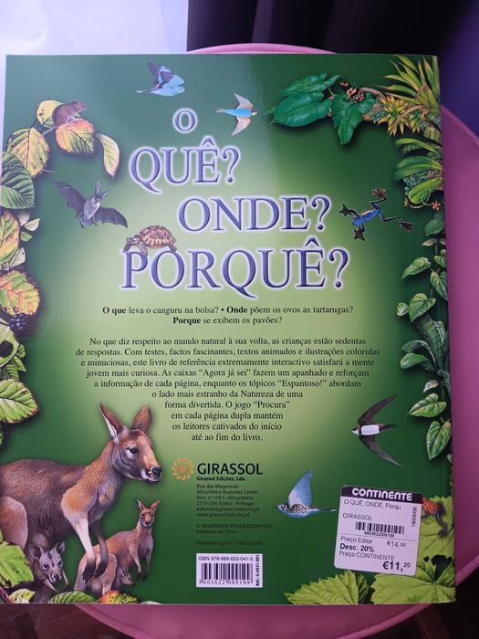 Livro O Quê? Onde? Porquê? Perguntas respostas sobre a natureza