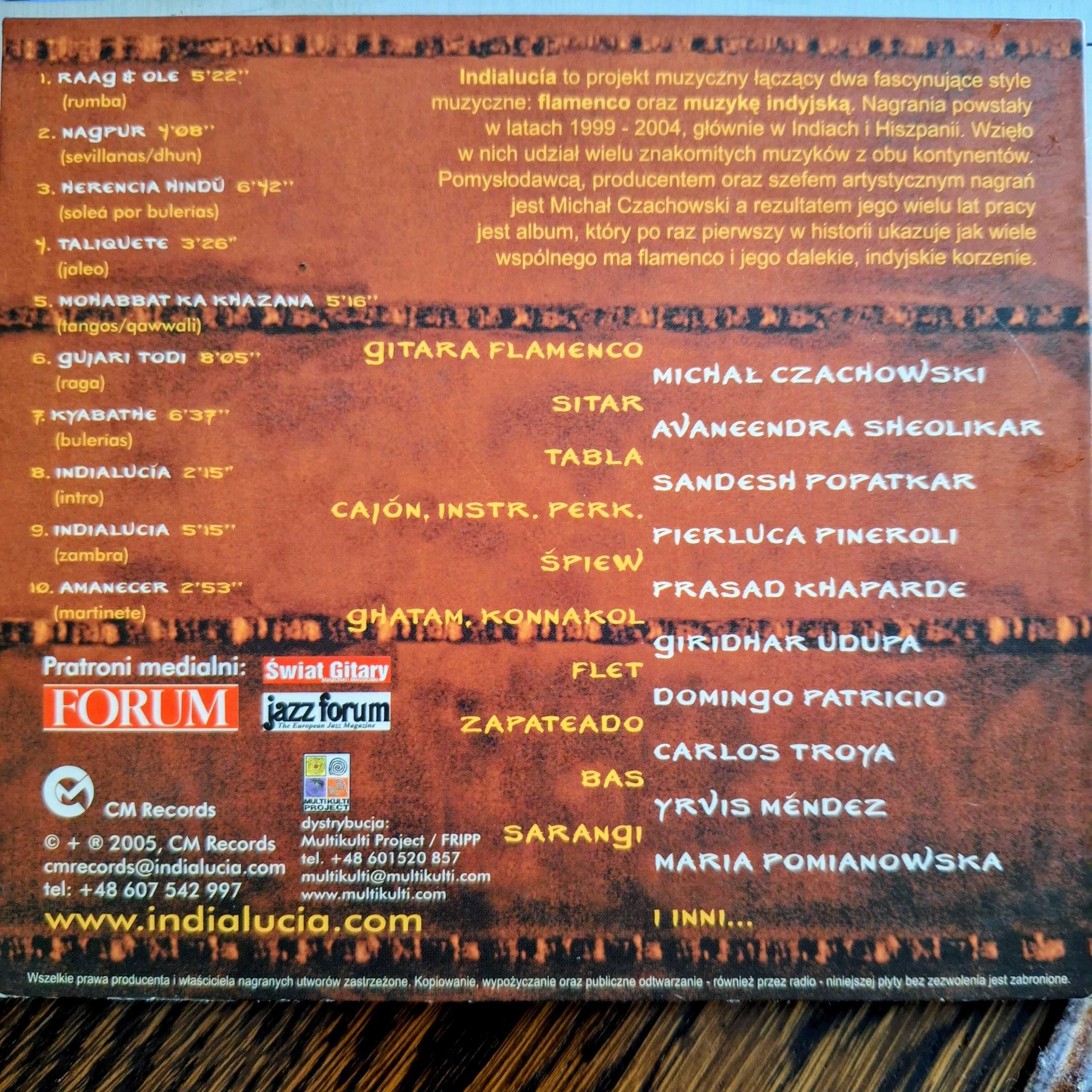 Michał Czachowski - Indialucia - CD z autografami