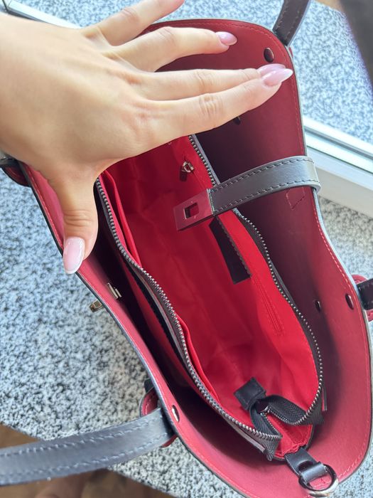 Шкіряна сумка чорна