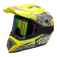 Kask Motocyklowy Cross ATV Quad Dzięcięcy - różne kolory i rozmiary