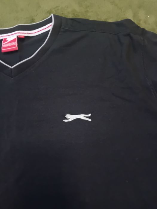 #Slazenger T-shirt czarny bawełna 3XL