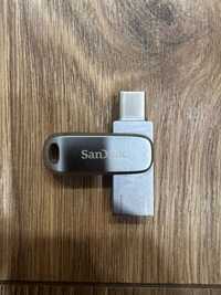 Pendrive SanDisk Ultra Dual Drive Luxe, 64GB