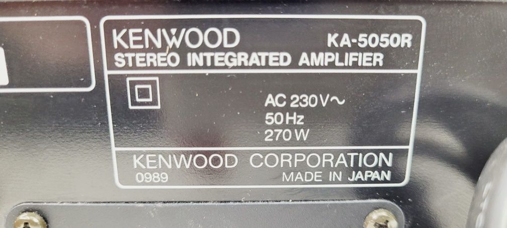 KENWOOD KA 5050r MOS FET Wzmacniacz Udany model