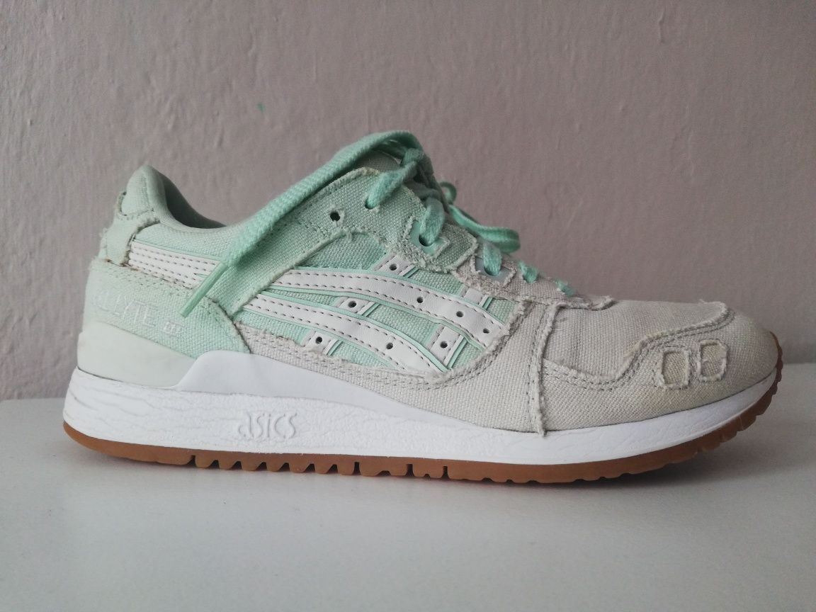 Oryginalne buty Asics gel lyte miętowe