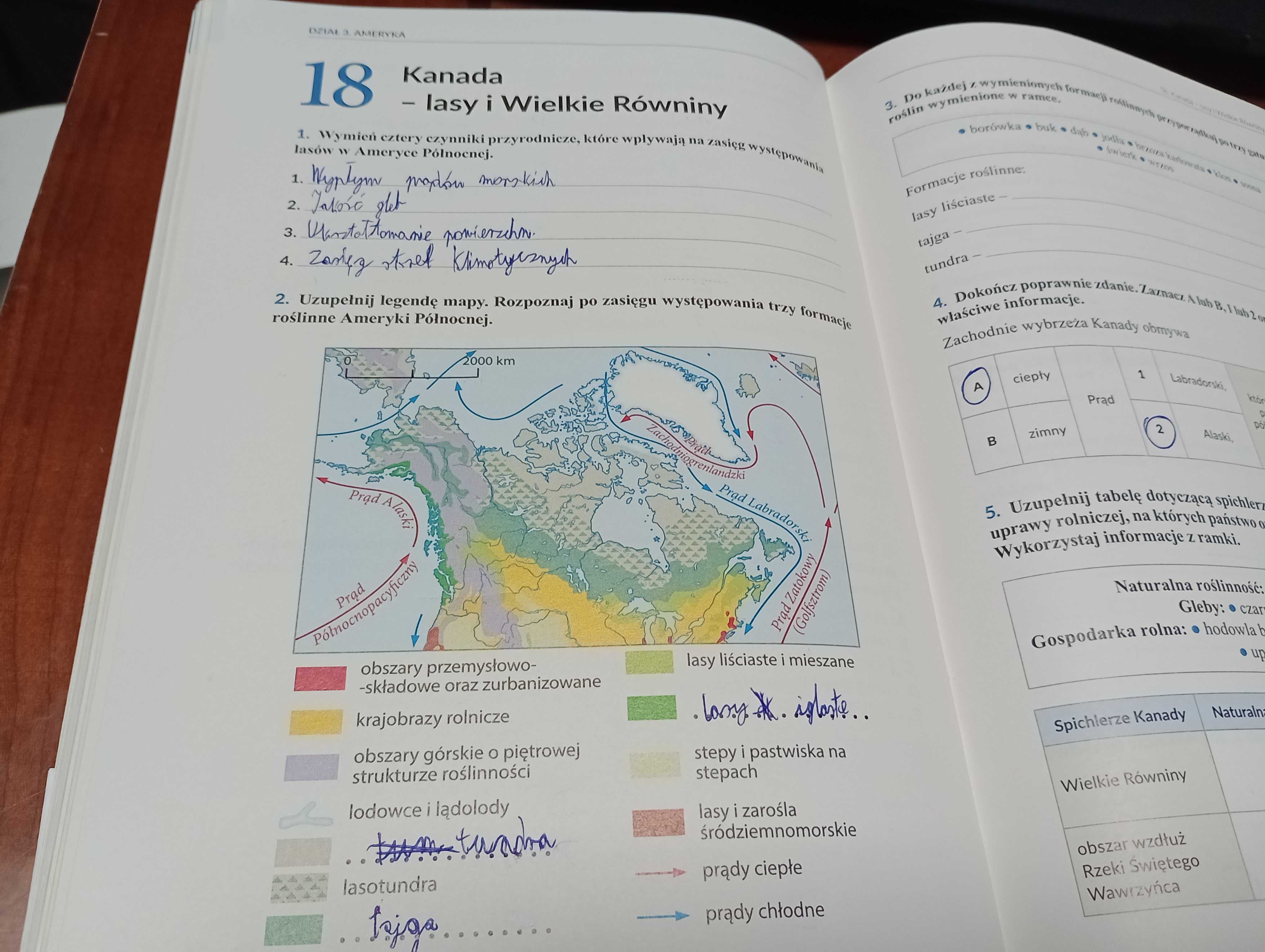 Zeszyt ćwiczeń Geografia klasa 8 z 3 zl