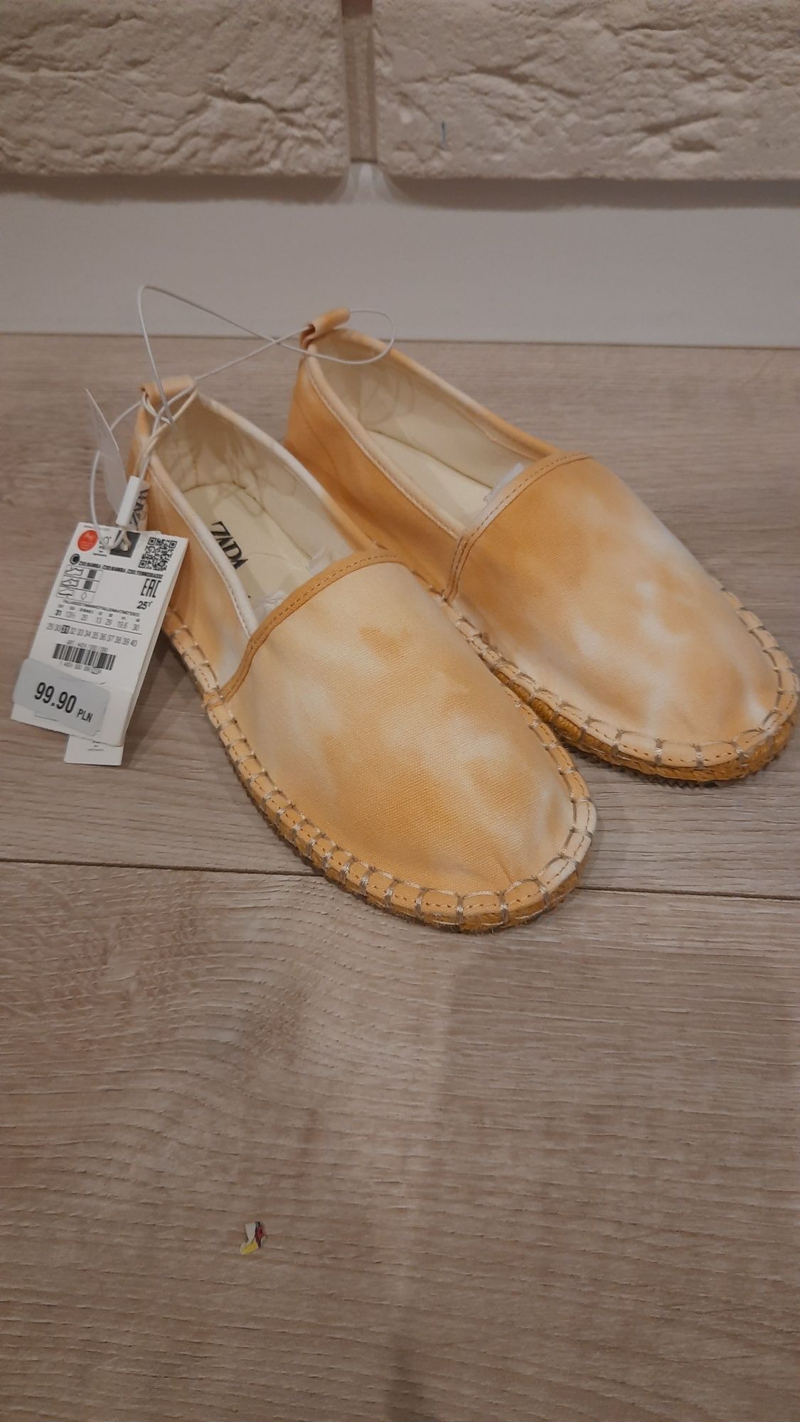 Balerinki espadryle Zara r. 31