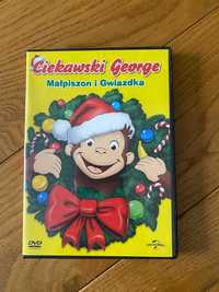 Ciekawski George Małpiszon i gwiazdka dvd