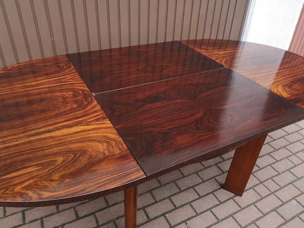 Stół Owalny ART-DECO Palisander Rozkładany Stary Antyk Po Renowacji