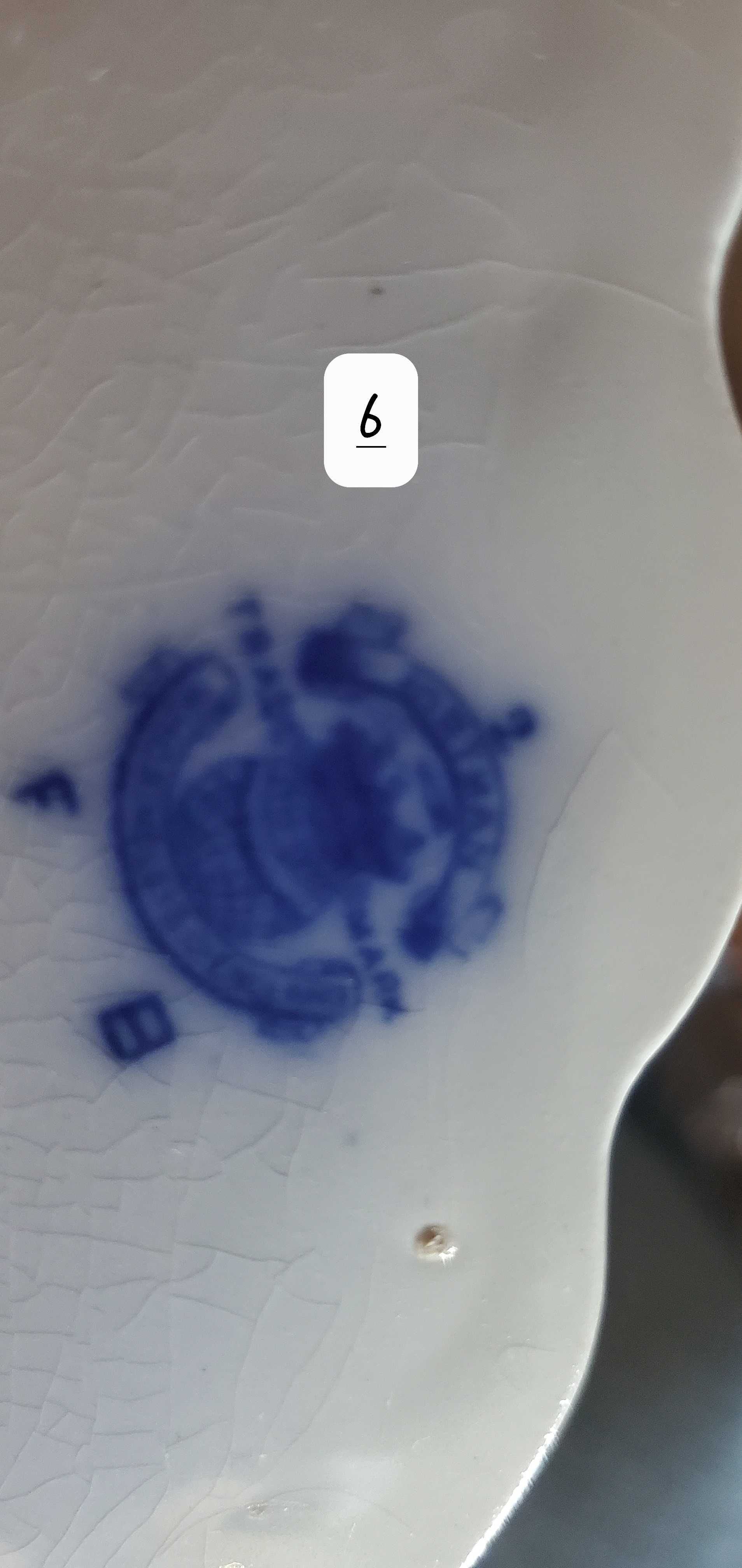 A Pair of W. H. Grindley & Co. English Flow Blue  Plates