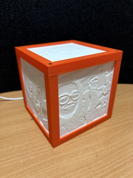 Cubo de fotos litofane