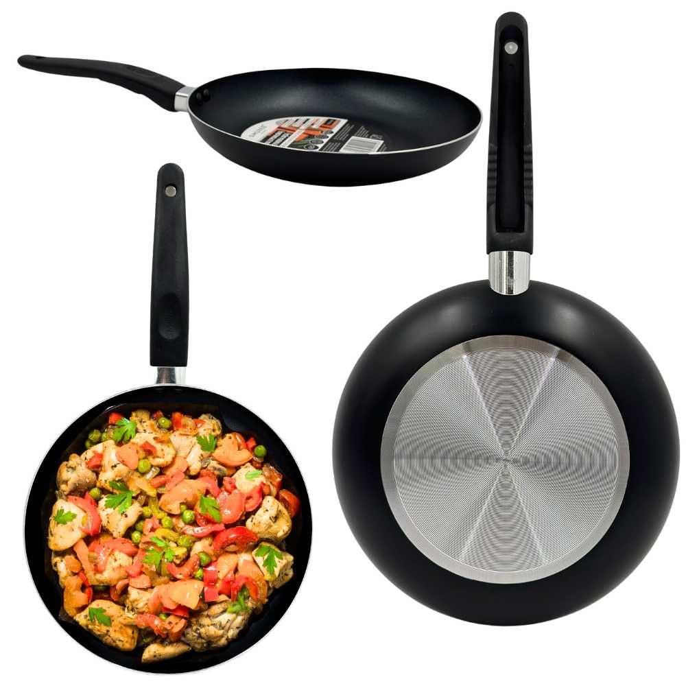 Patelnia Z POWŁOKĄ NIEPRZYWIERAJĄCĄ Non-Stick Smukee 24cm TANIA !!!