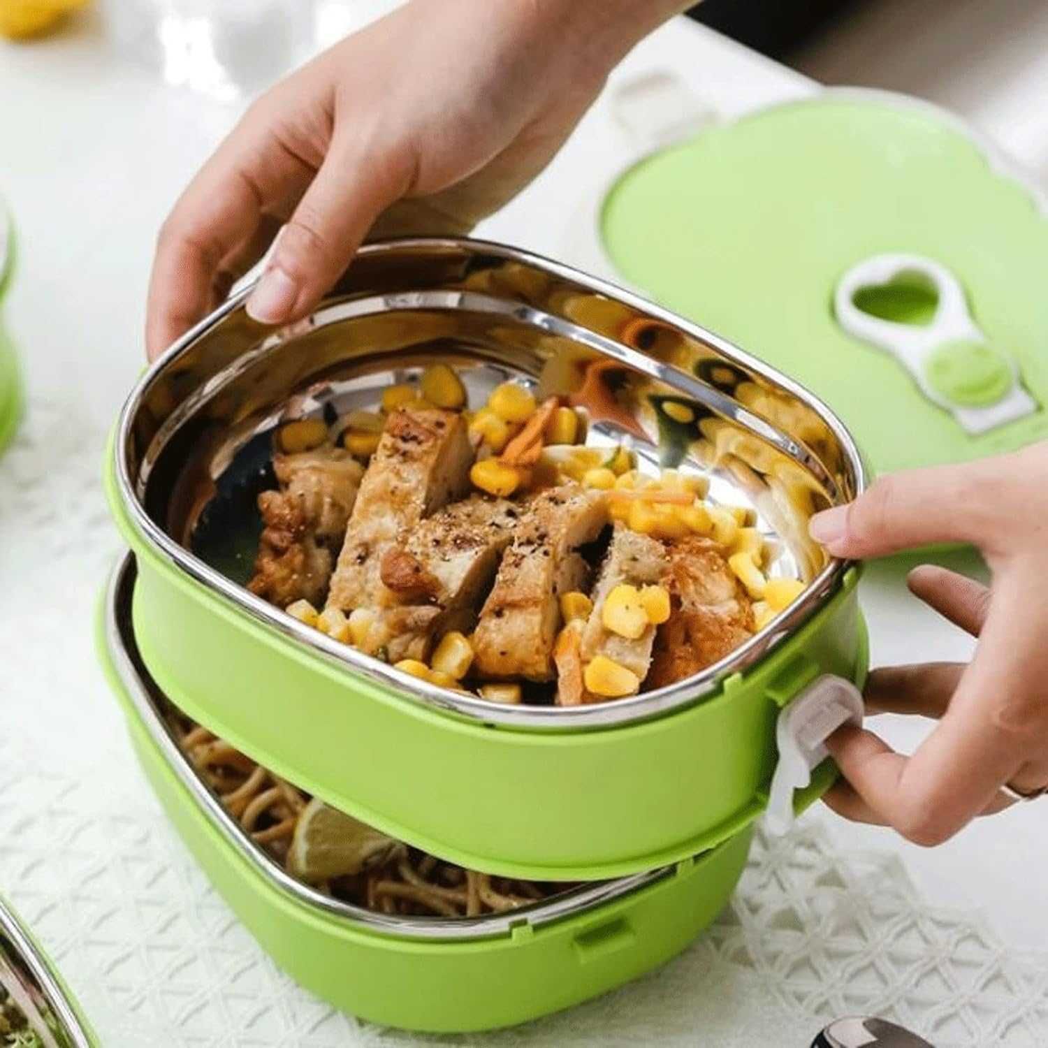 LUNCH BOX do szkoły, pracy.. Pojemnik na jedzenie/śniadanie/żywność...