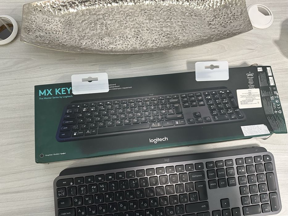 Бездротова клавіатура Logitech MX Keys S Graphite UA (920-011593)
