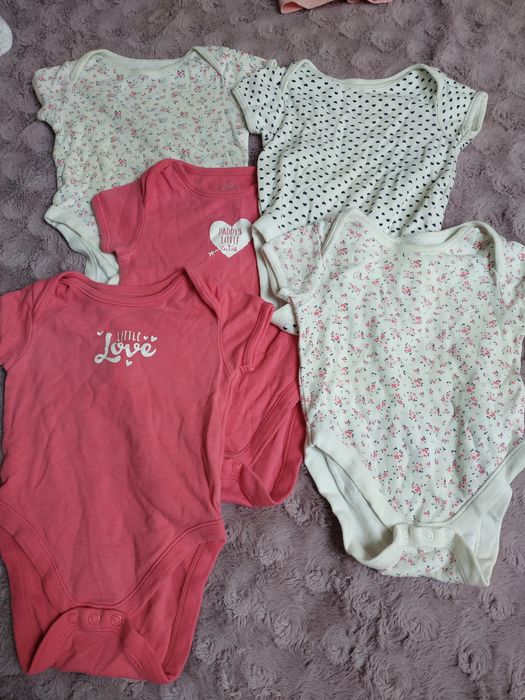 Body 5 par krótki rękaw r.68