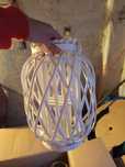 Lampion z szklanym wkładem 30cm