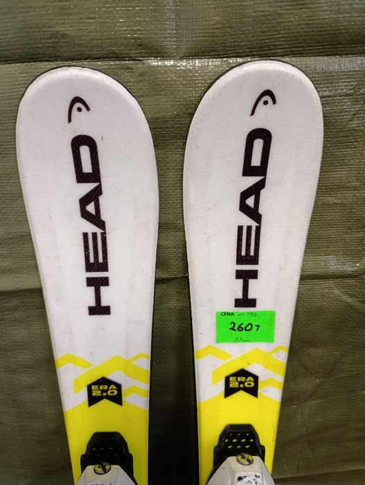 Nr 196 Narty zjazdowe dziecięce Head SuperShape team 87 cm