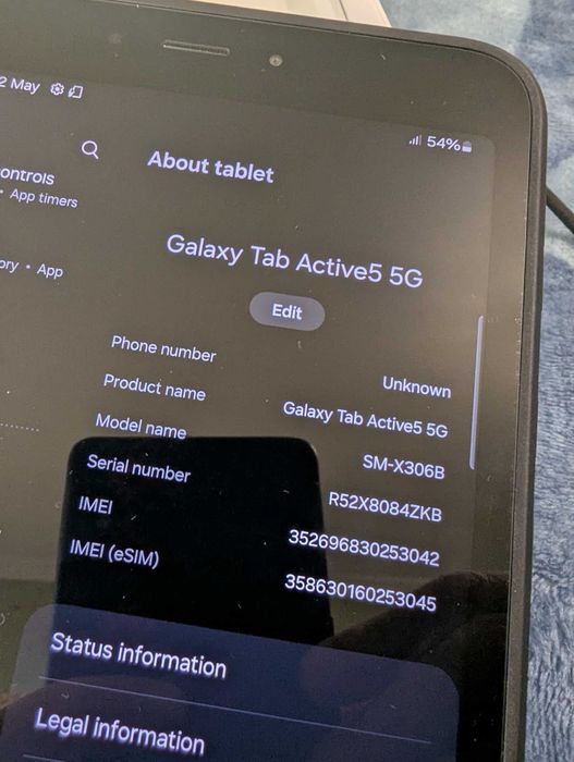 Планшет Samsung Galaxy Tab Active5 8/256GB 5G Green (SM-X306BZGESTS)